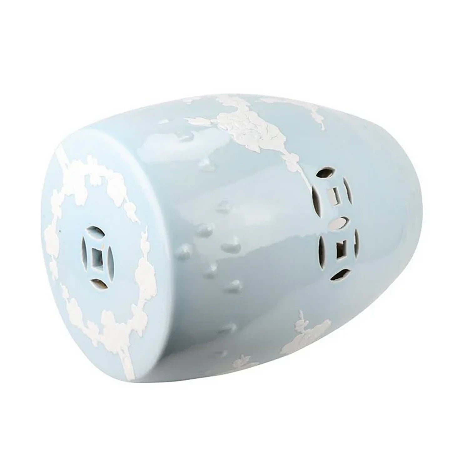 Pastel Blue Cherry Blossom Garden Seat