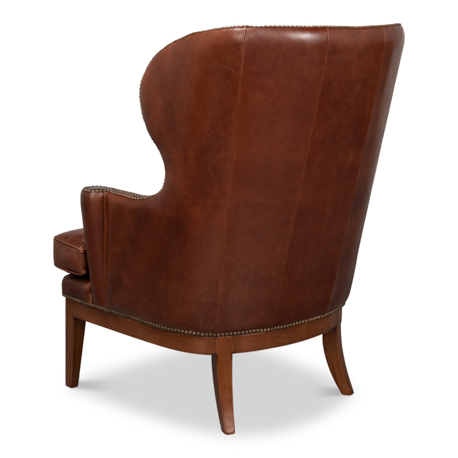 Smithfield Wing Chair, Newark Brown