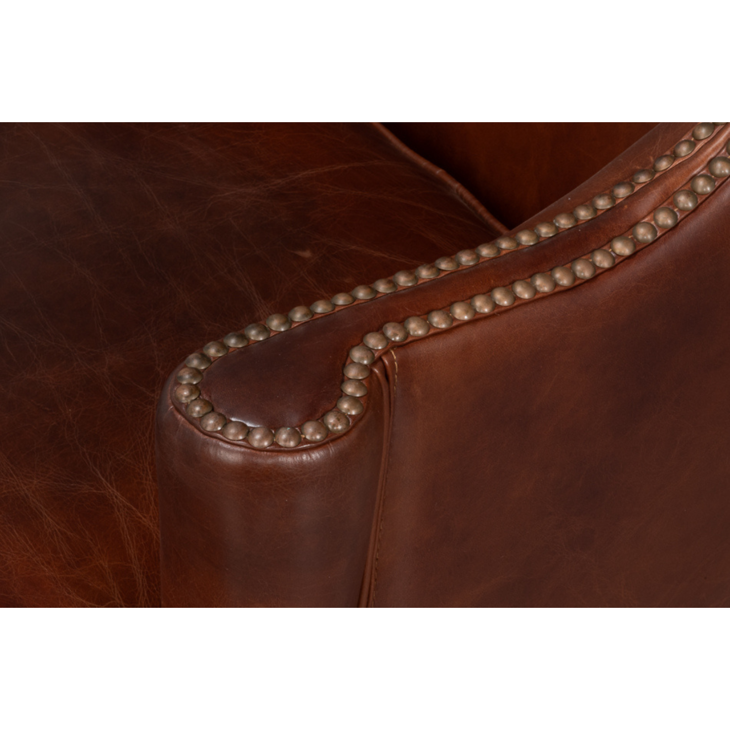Smithfield Wing Chair, Newark Brown