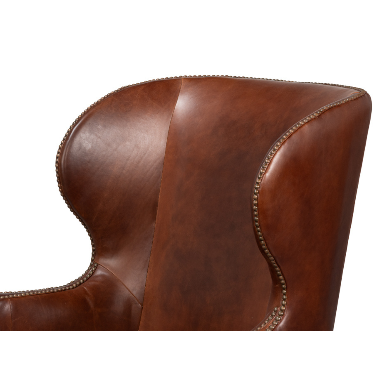 Smithfield Wing Chair, Newark Brown