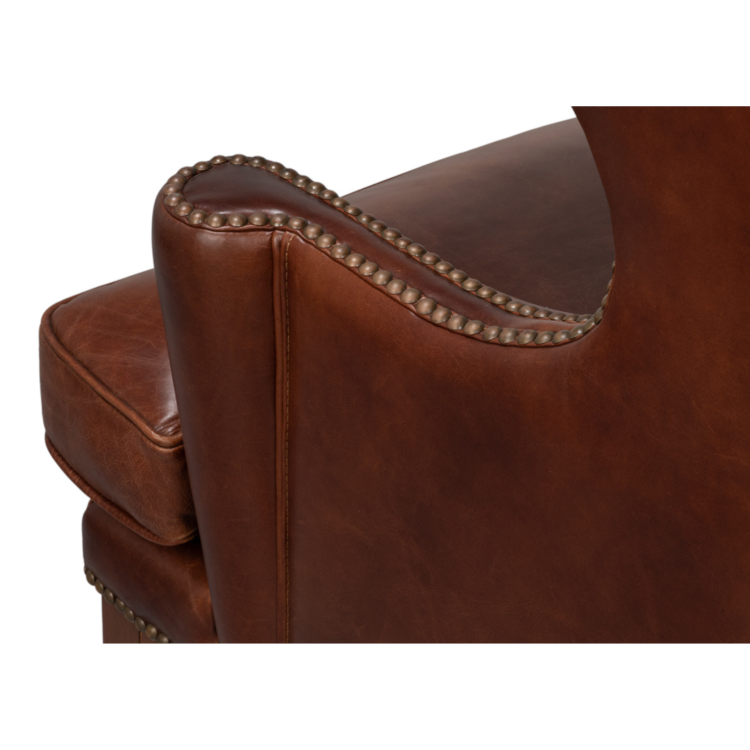 Smithfield Wing Chair, Newark Brown