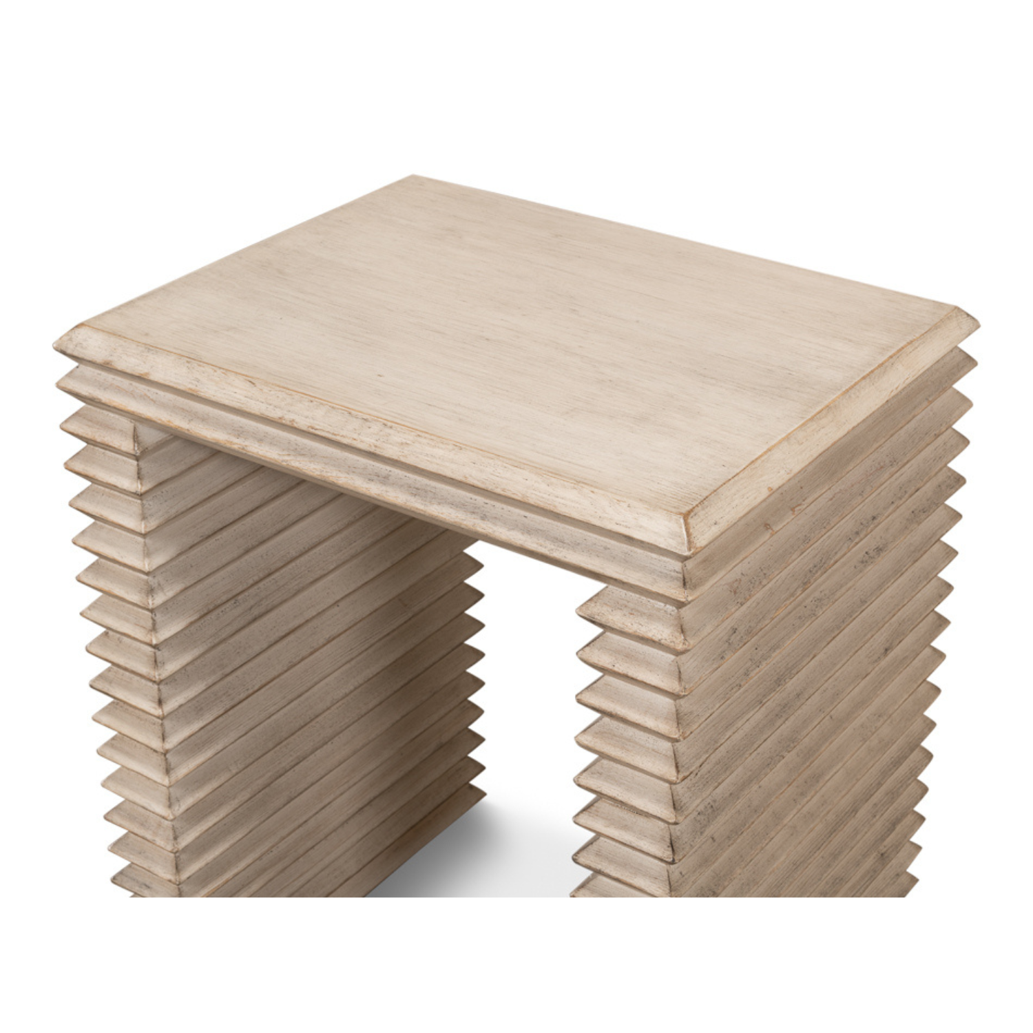 Stacked Side Table - Stone Grey