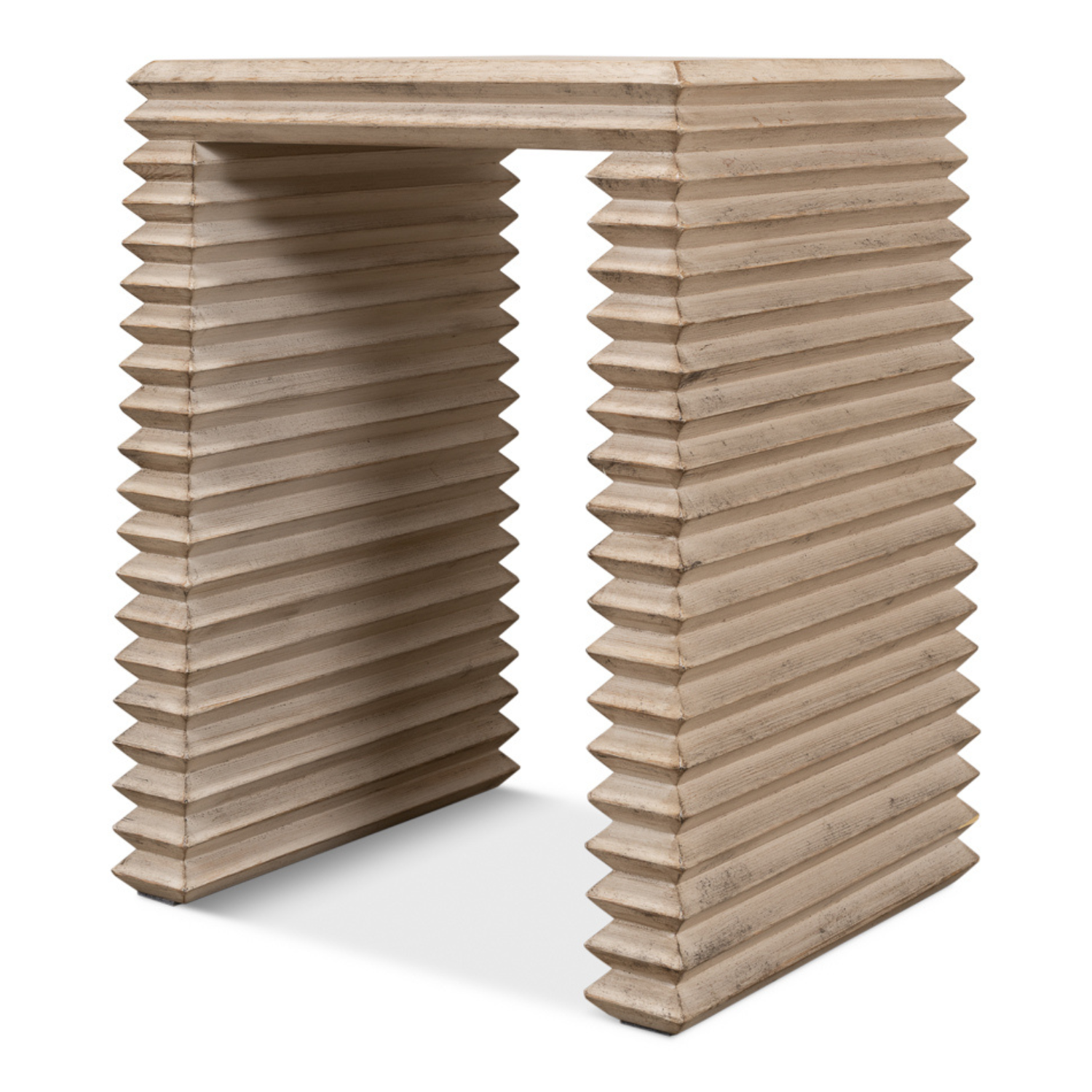 Stacked Side Table - Stone Grey