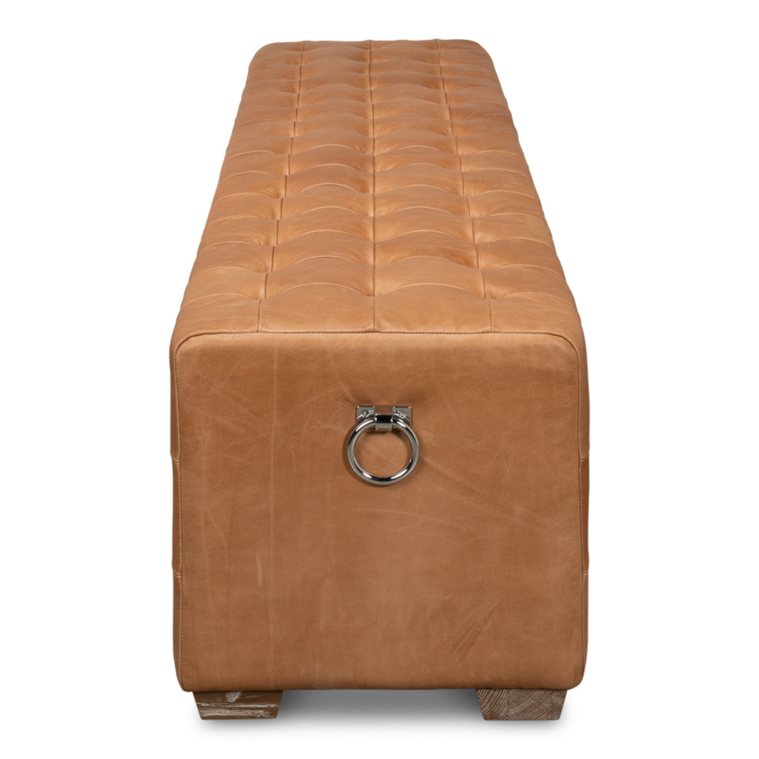 "Beam" Bench Tufted Leather