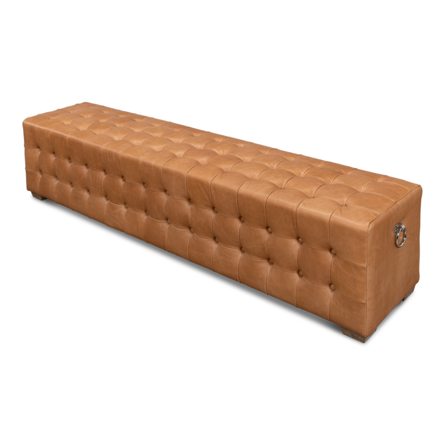"Beam" Bench Tufted Leather
