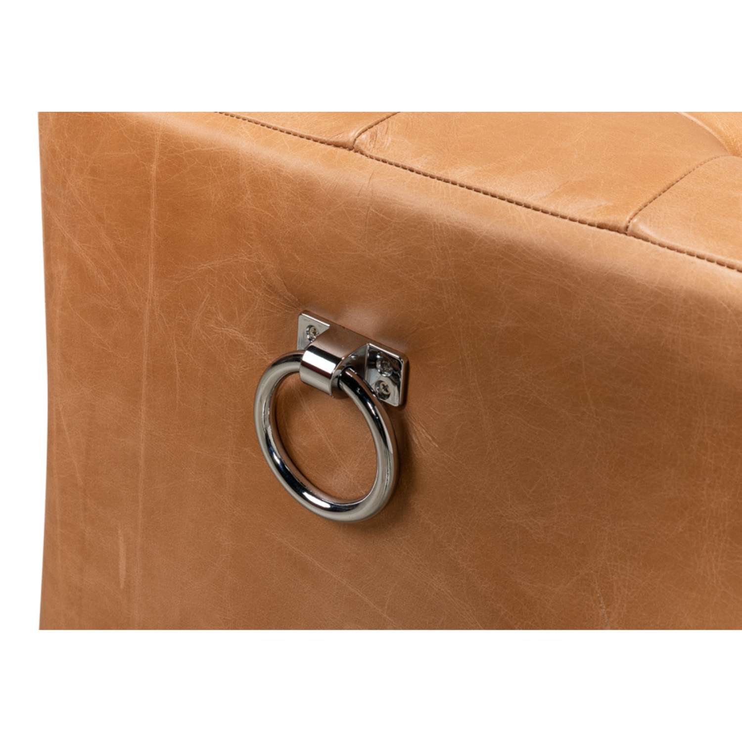 "Beam" Bench Tufted Leather