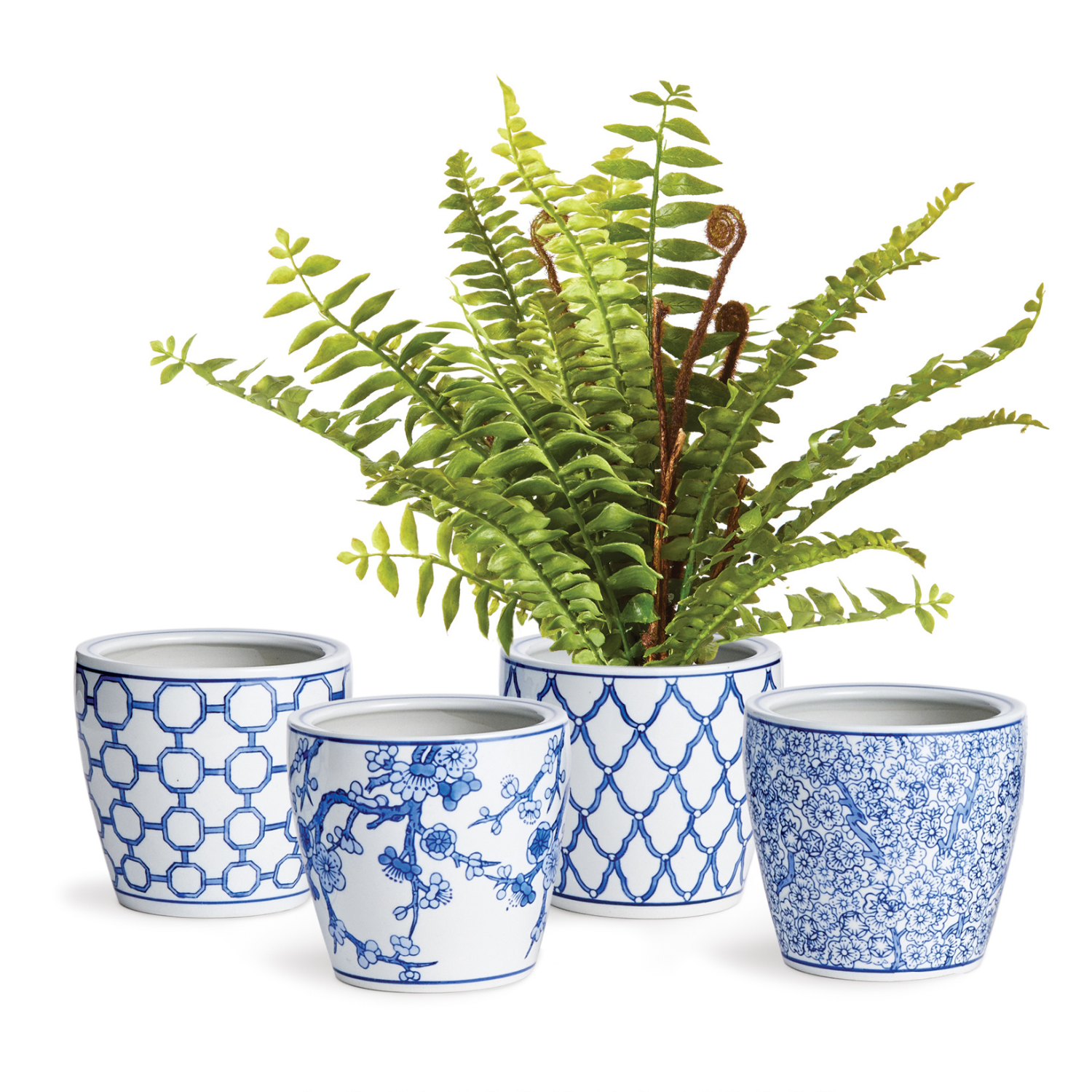 Farrow Dynasty Midi Pots, Set of 4