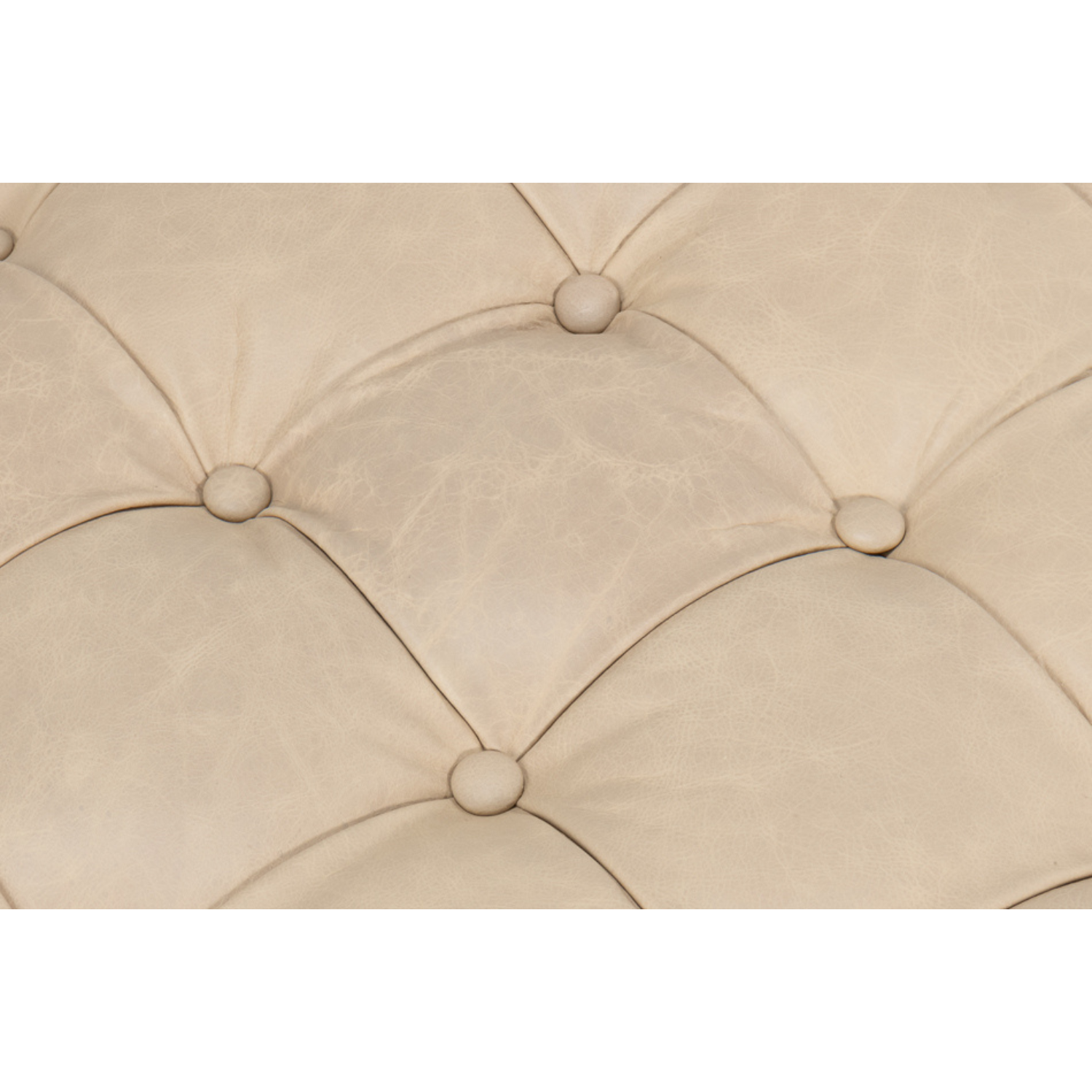 Corbet Cocktail Ottoman, Cappucino White