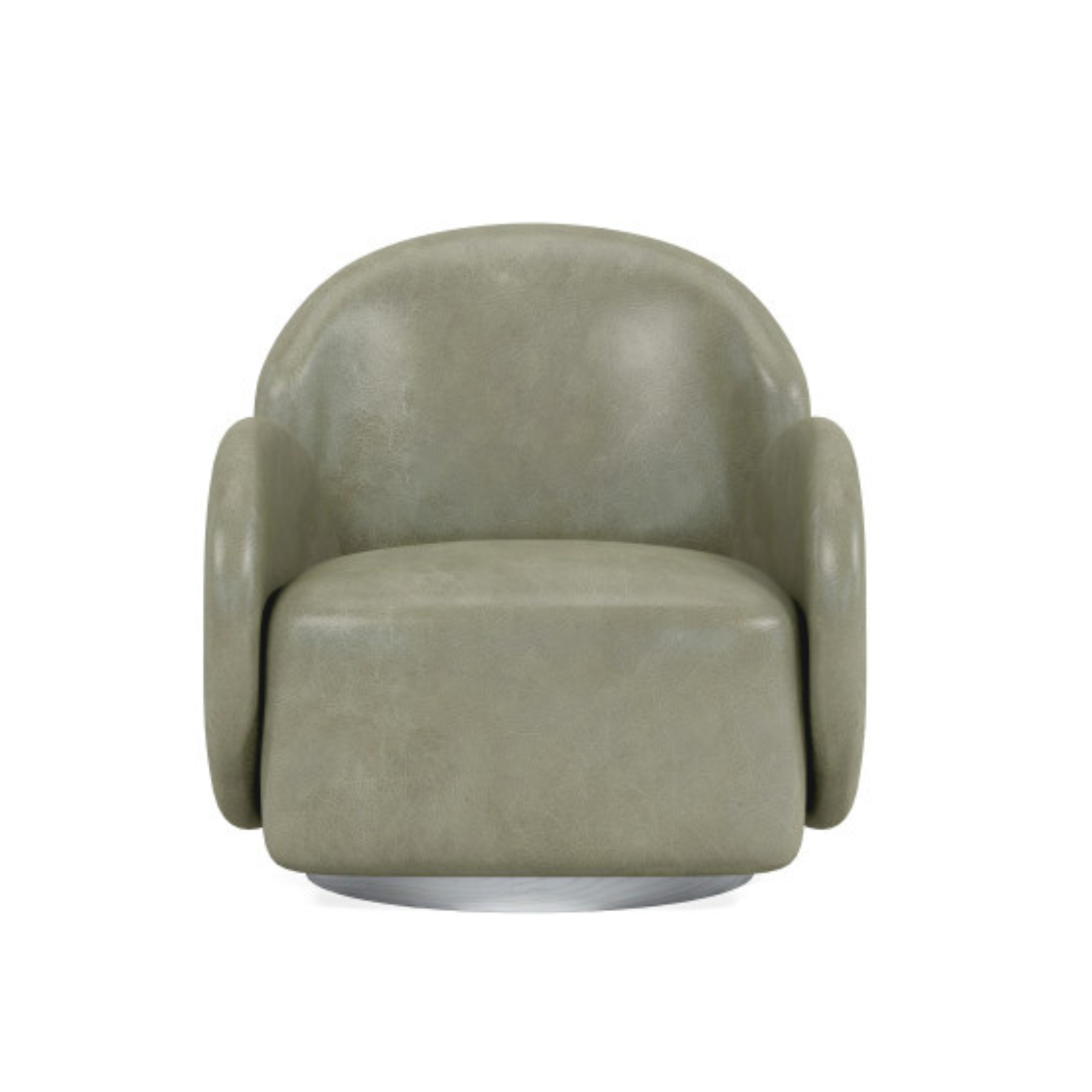 Rothko Leather Swivel Chair