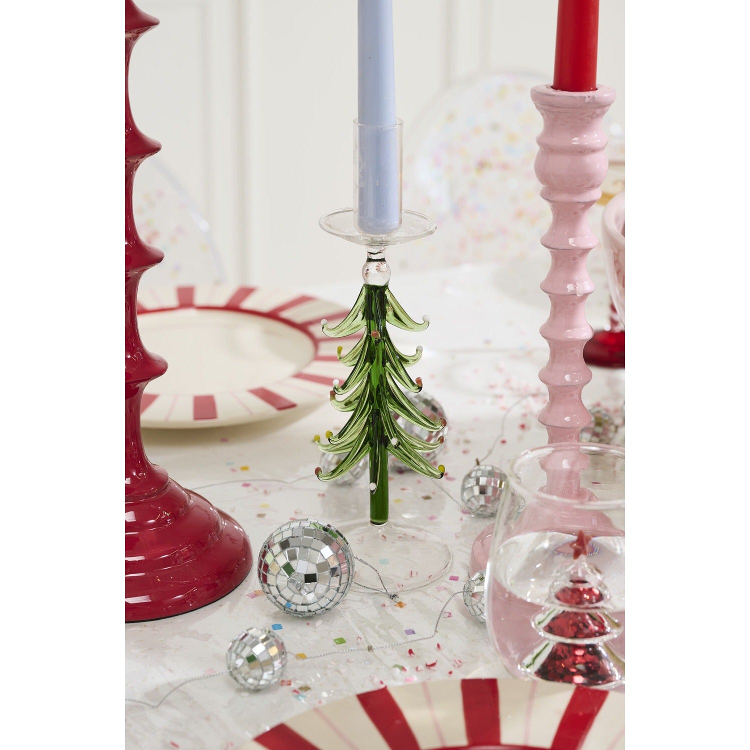 Fir Tree Candleholder - Set of 2