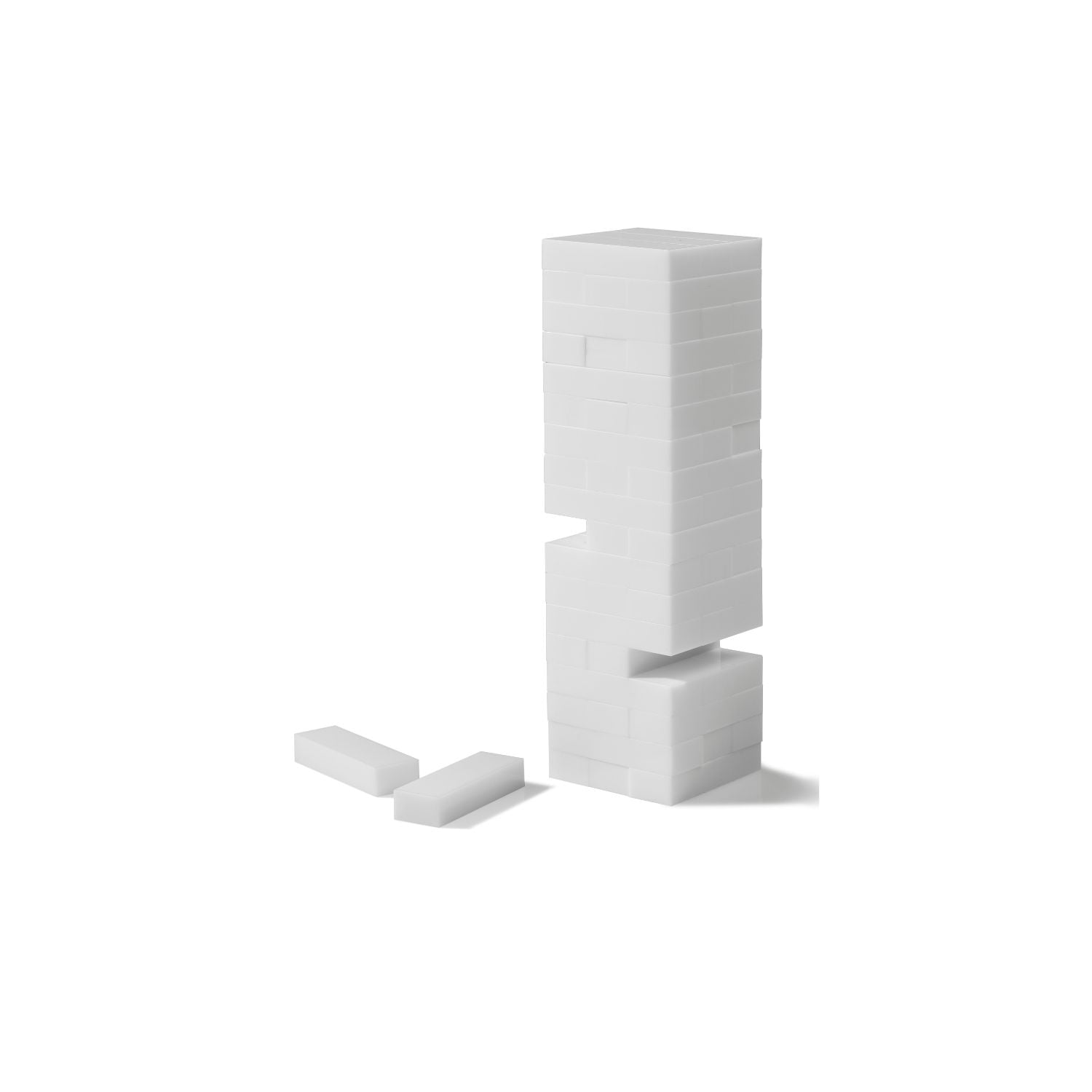 White Acrylic Tumble Tower Set