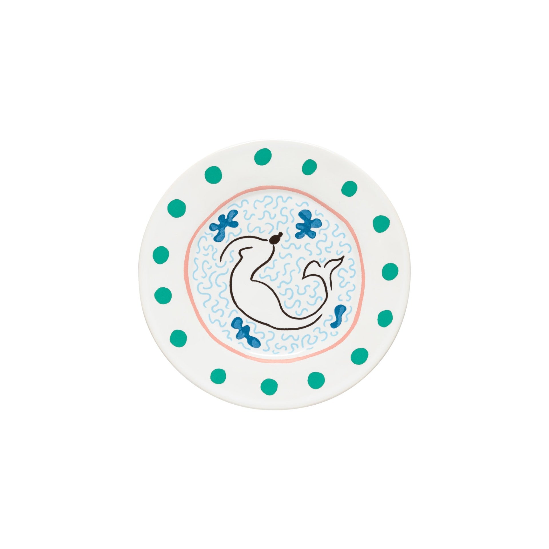 Summer Bliss Salad/Dessert Plate Mermaid 9" Set of 6