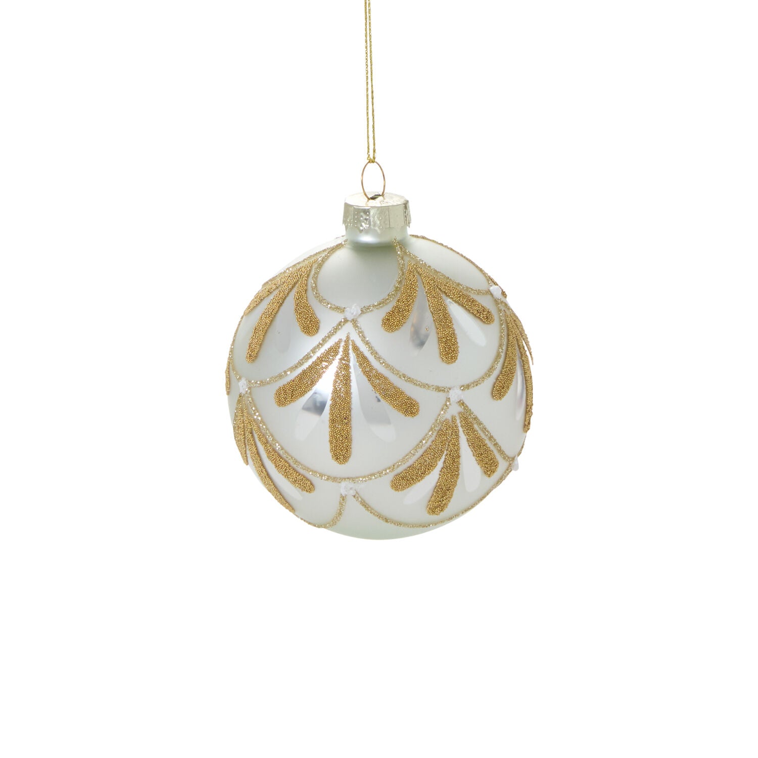 Gold Petal Ornament - Set of 6