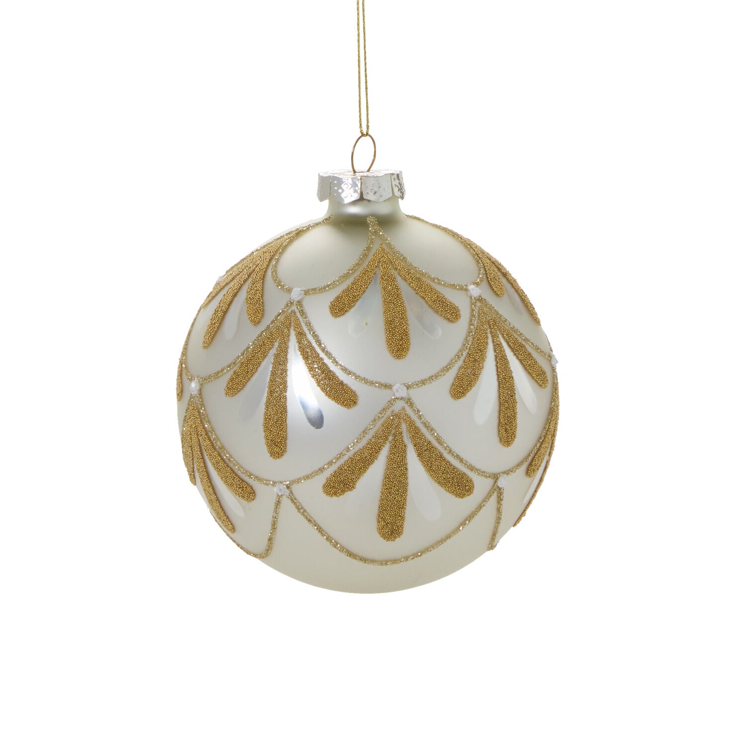 Gold Petal Ornament - Set of 6