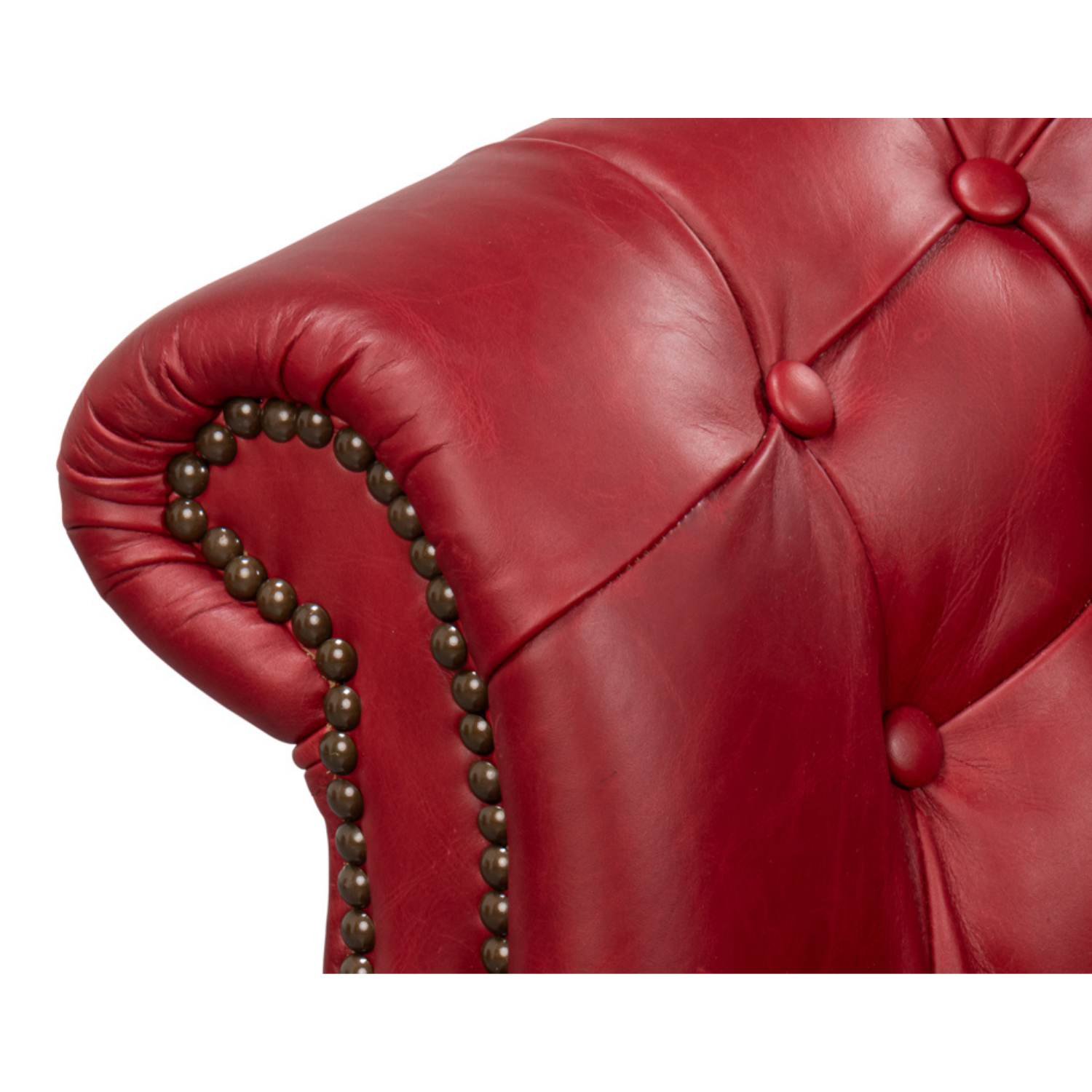 Bastian Armchair New Rouge Leather