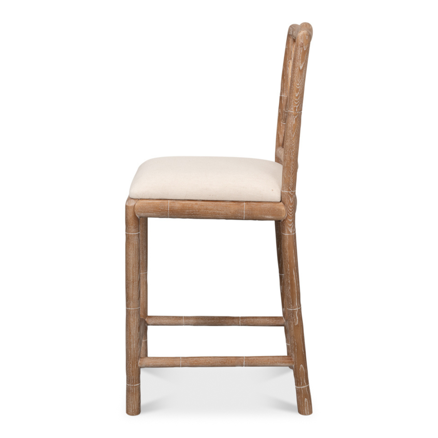 Brighton Counter Stool - White Wash