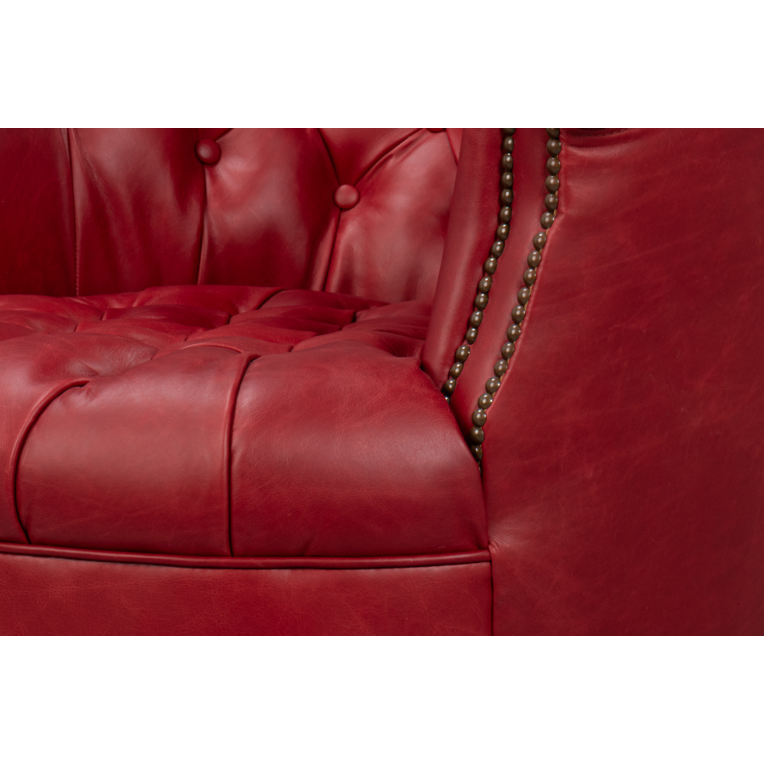 Bastian Armchair New Rouge Leather