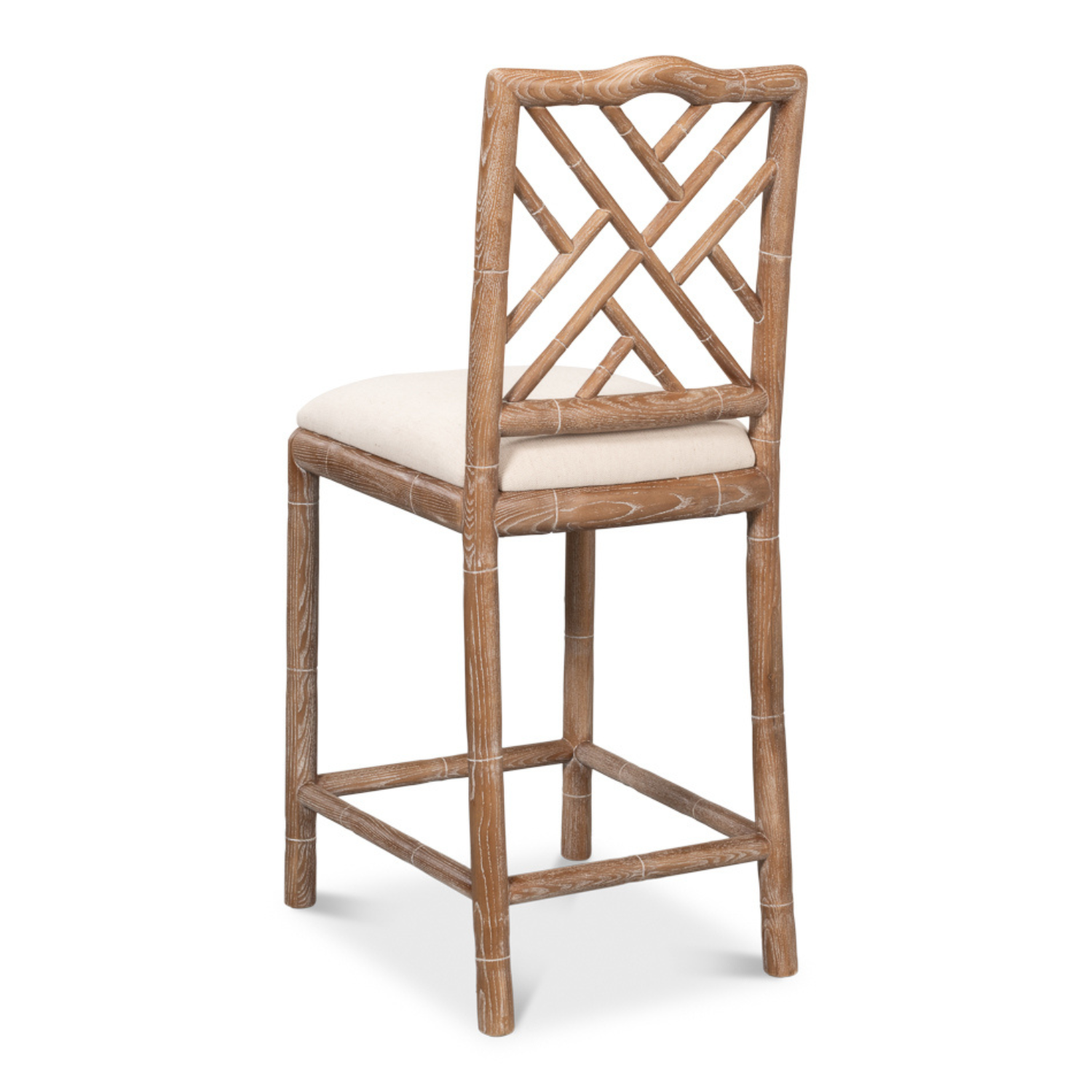 Brighton Counter Stool - White Wash