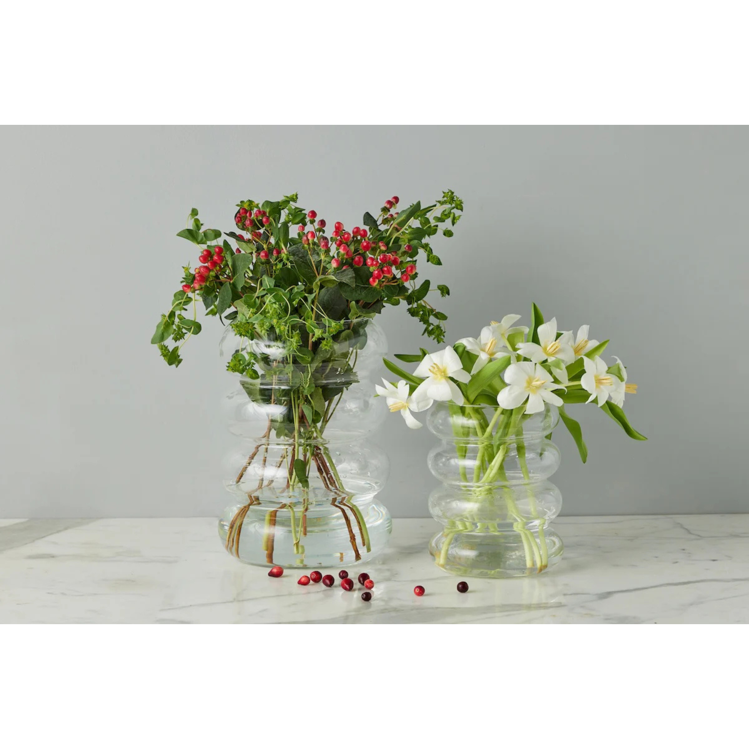 Scalloped Flower Vase