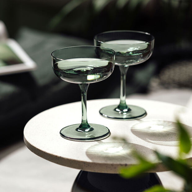 SageFlair Champagne Coupe/Dessert Bowl Set 2 pcs