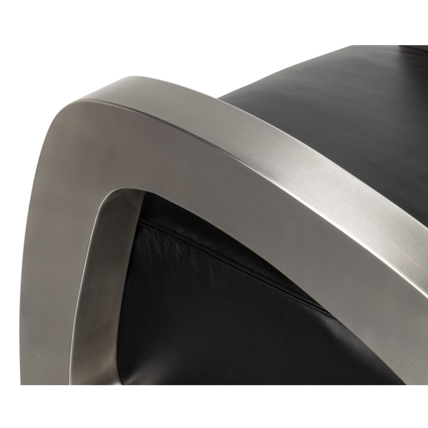 Carlisle Armchair  Leather Onyx Black