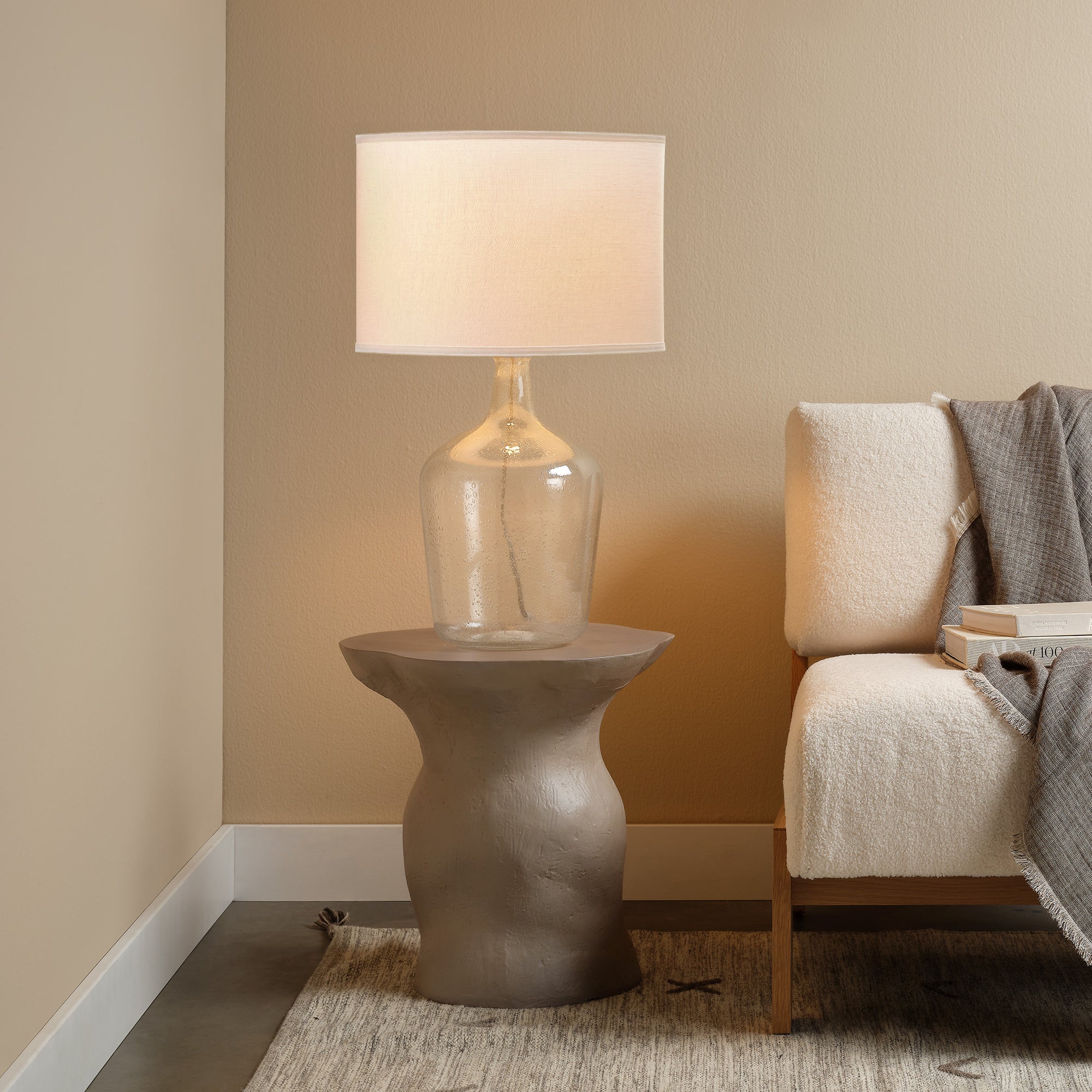 Plum Jar Table Lamp