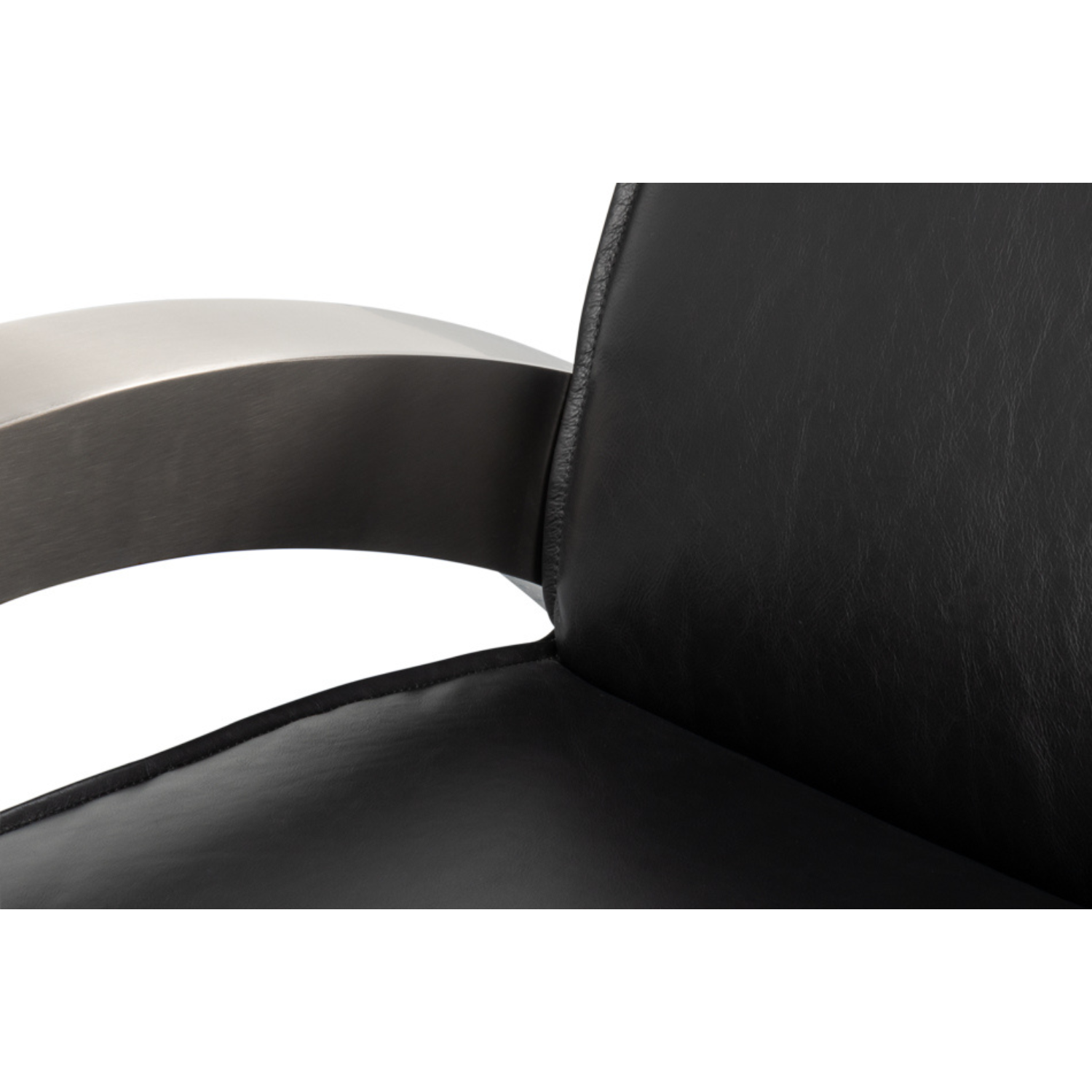 Carlisle Armchair  Leather Onyx Black