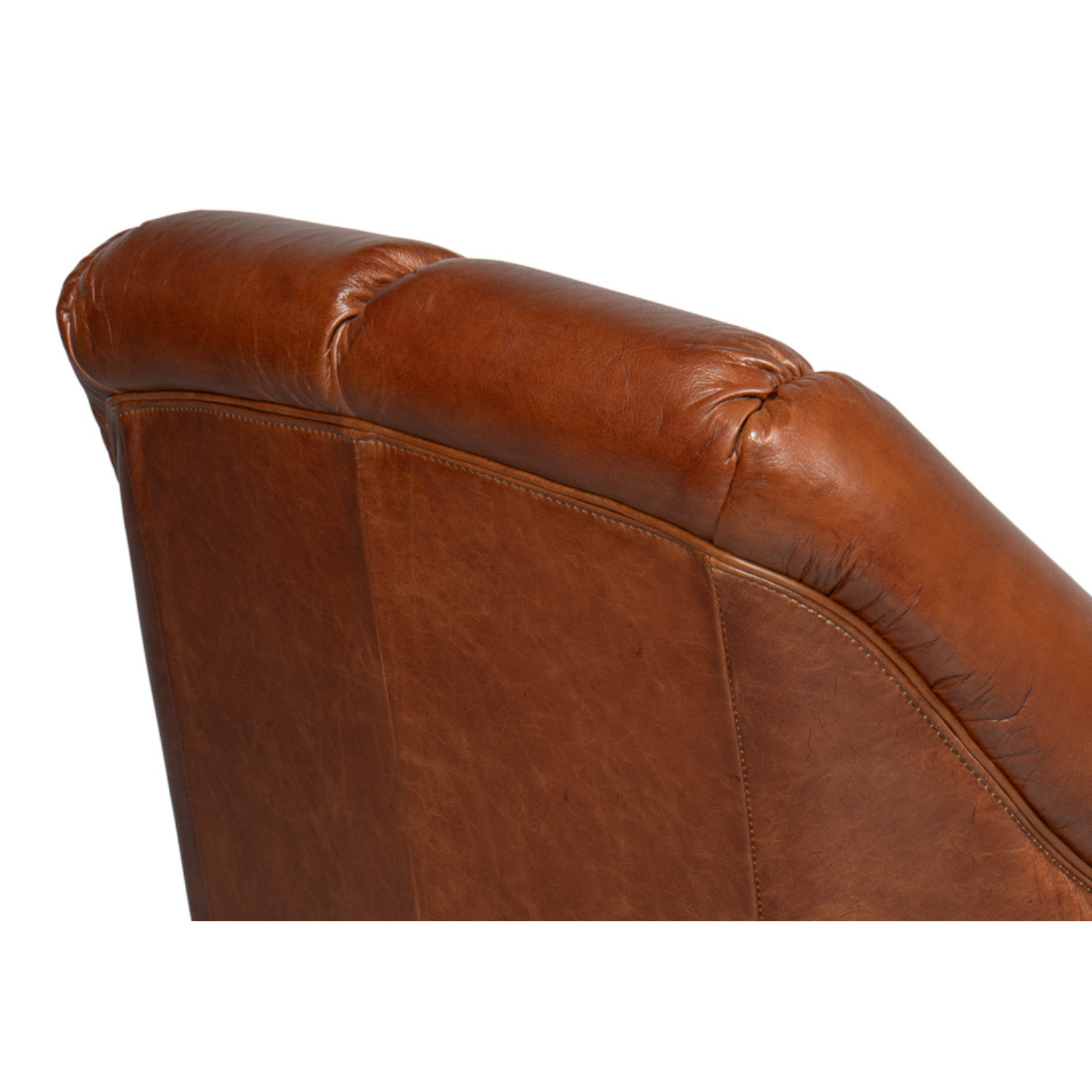 Scoth Swivel Chair - Distilled Leather