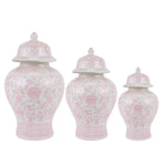 Pink Floral Jar (3 Sizes)