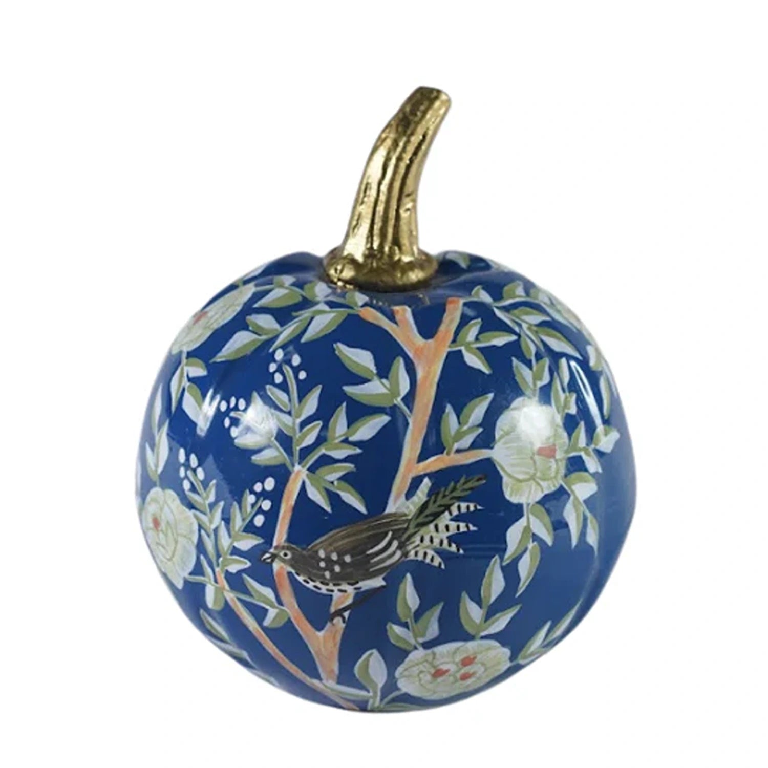 Blue Chinoiserie Pumpkin