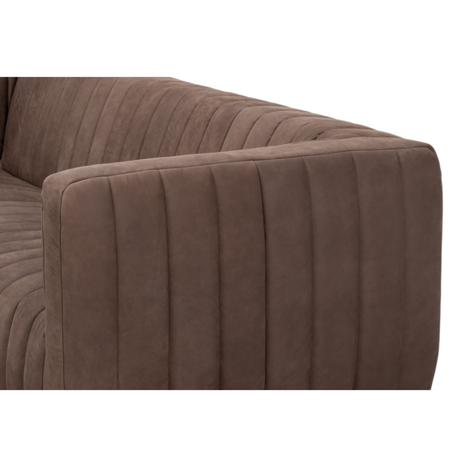 Denys Leather Sofa Scotland Grey