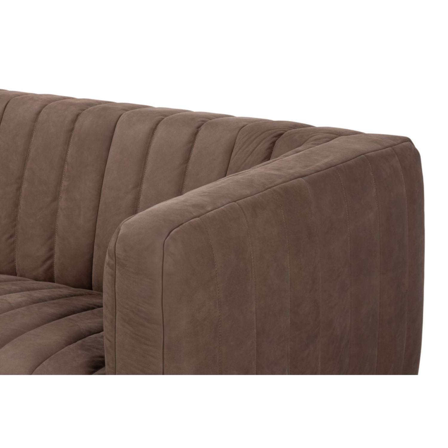 Denys Leather Sofa Scotland Grey