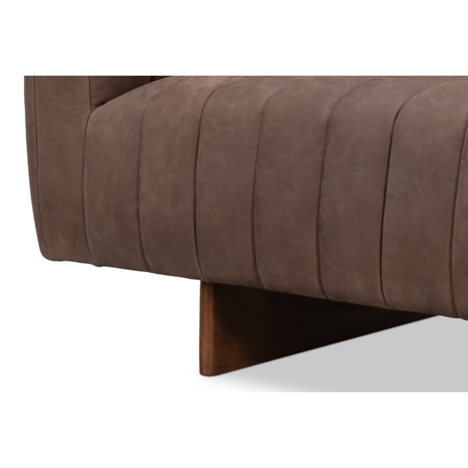 Denys Leather Sofa Scotland Grey