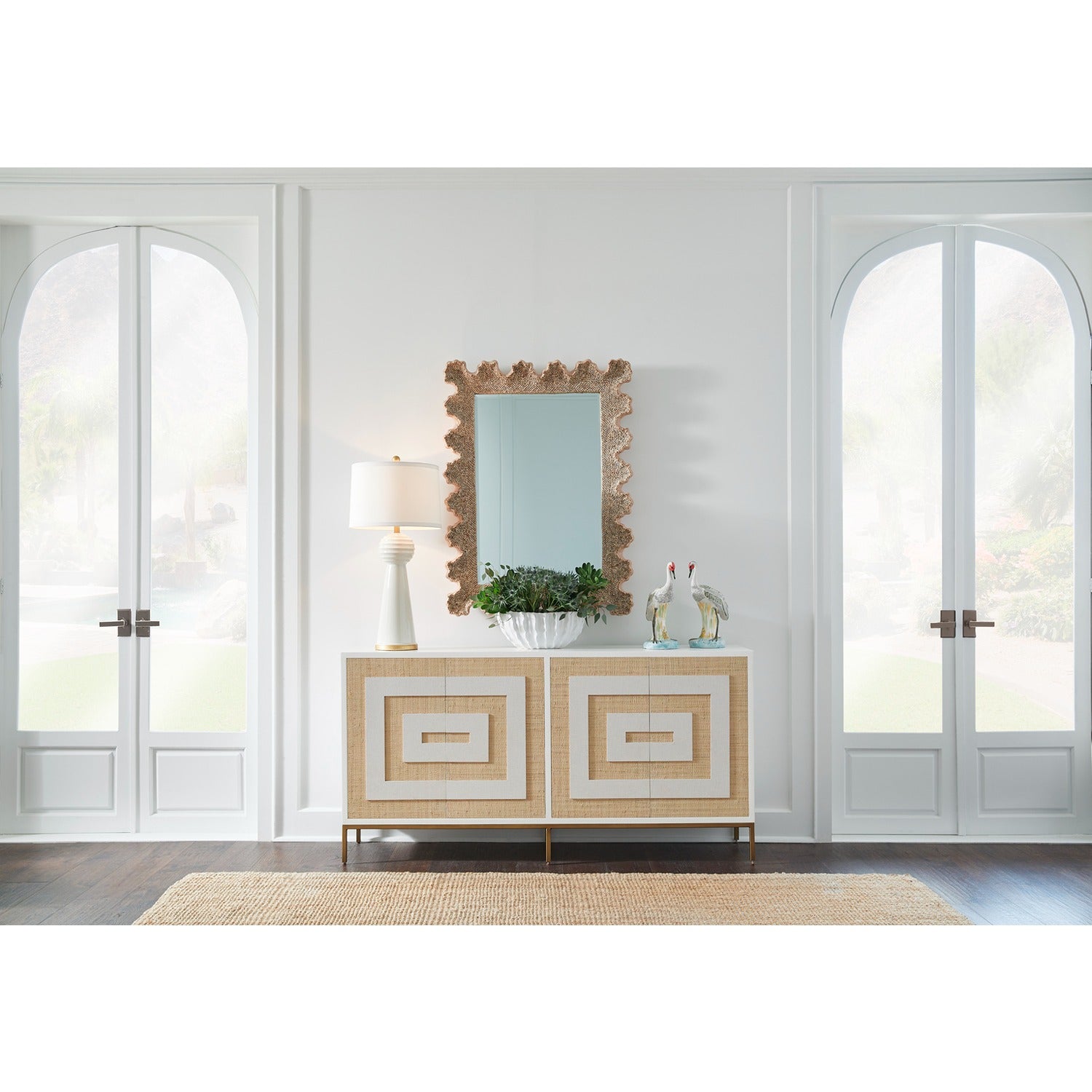 Scalloped Shell Mirror