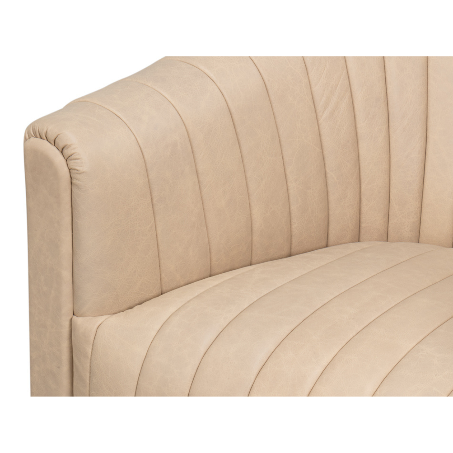 Essex Swivel Chair Cappucino White