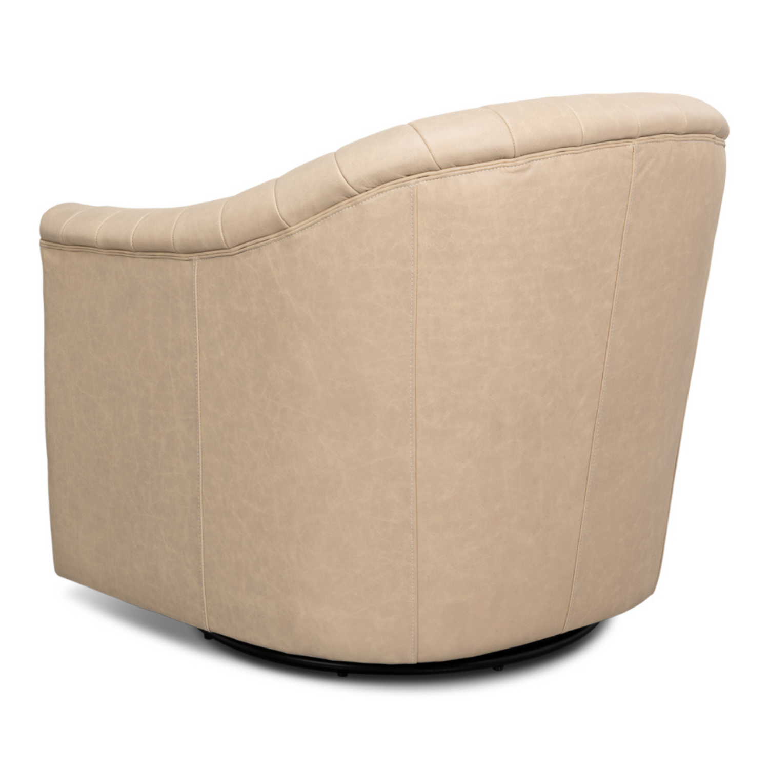 Essex Swivel Chair Cappucino White
