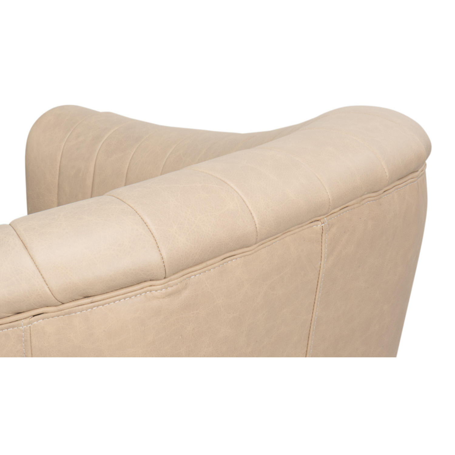 Essex Swivel Chair Cappucino White