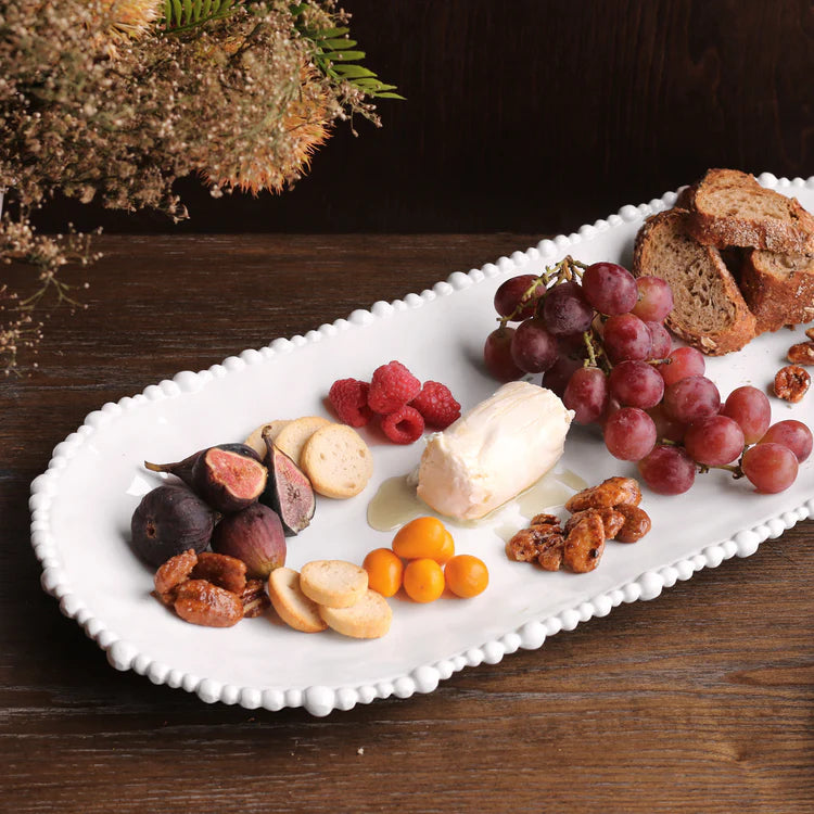 VIDA Alegria Large Oval Platter (White)