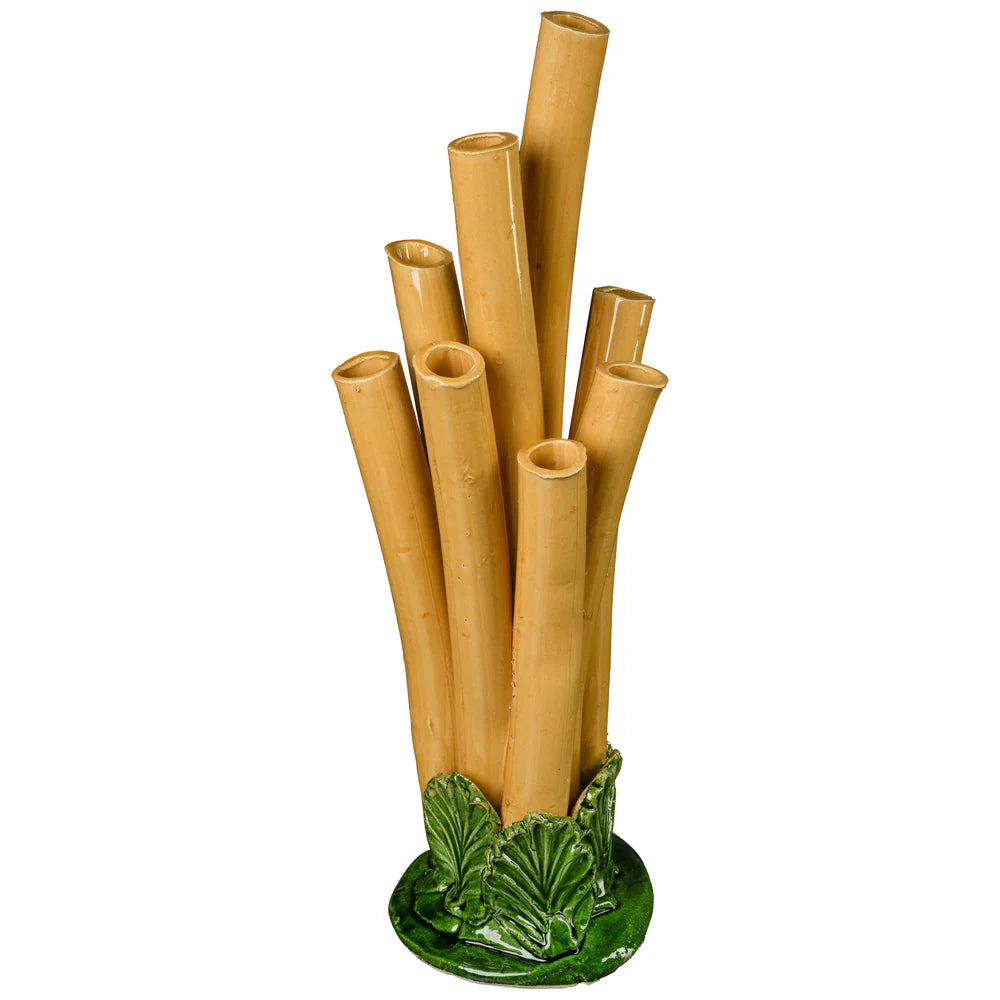 TULIPIERE BAMBOO AMBER W/ GREEN