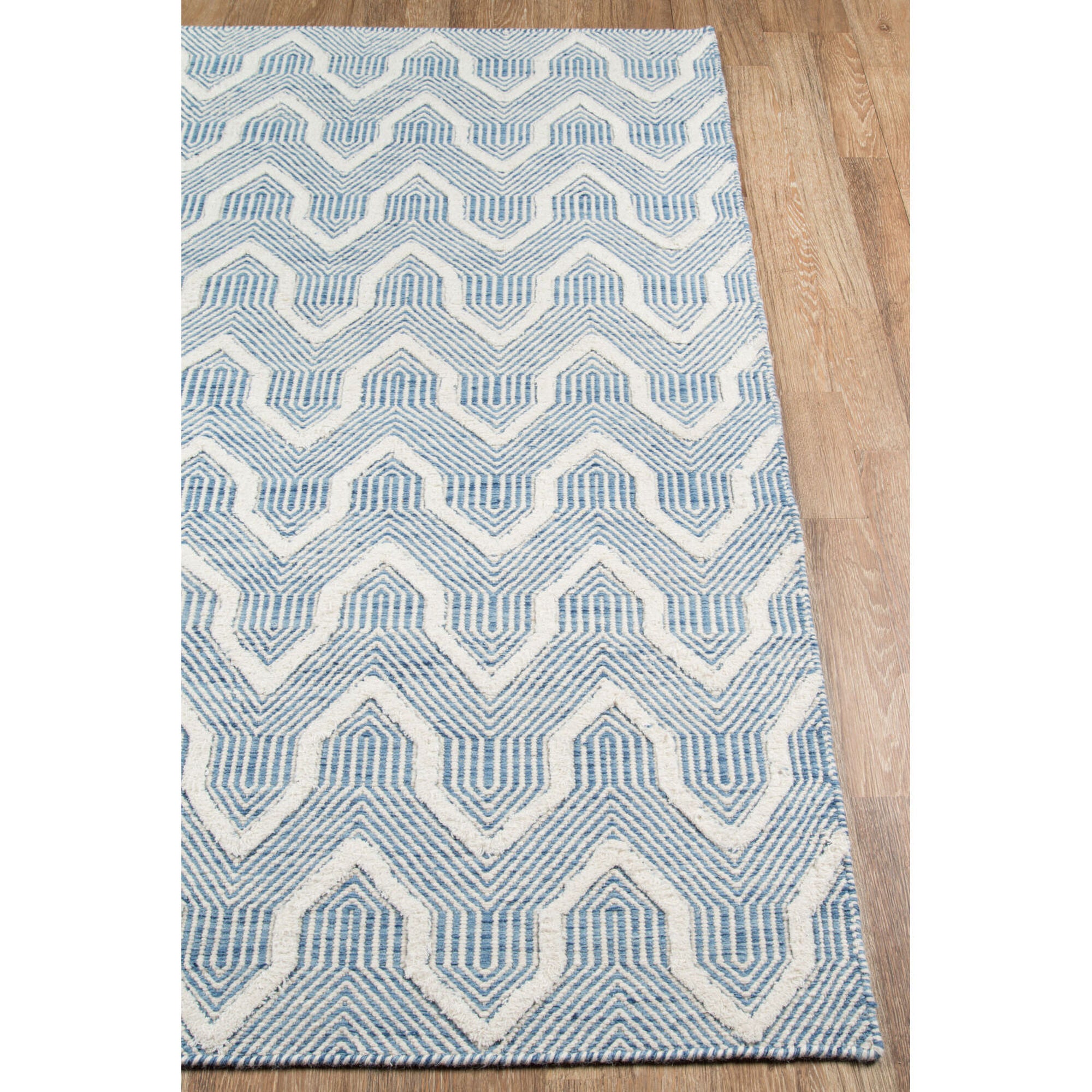 Erin Gates by Momeni Langdon Prince Blue Hand Woven Wool Area Rug