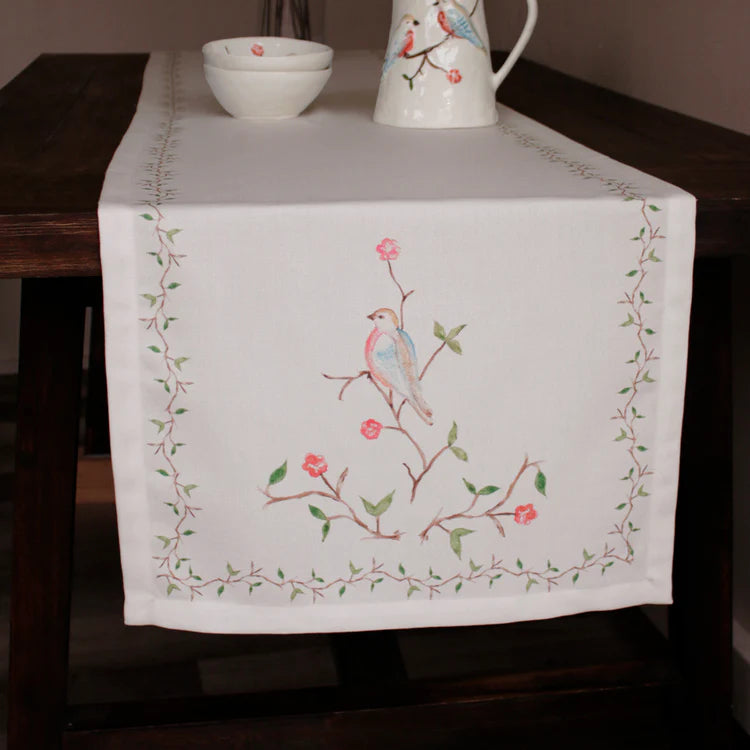 LINENS Bird on Branch Runner 108 x 18 (Multi)