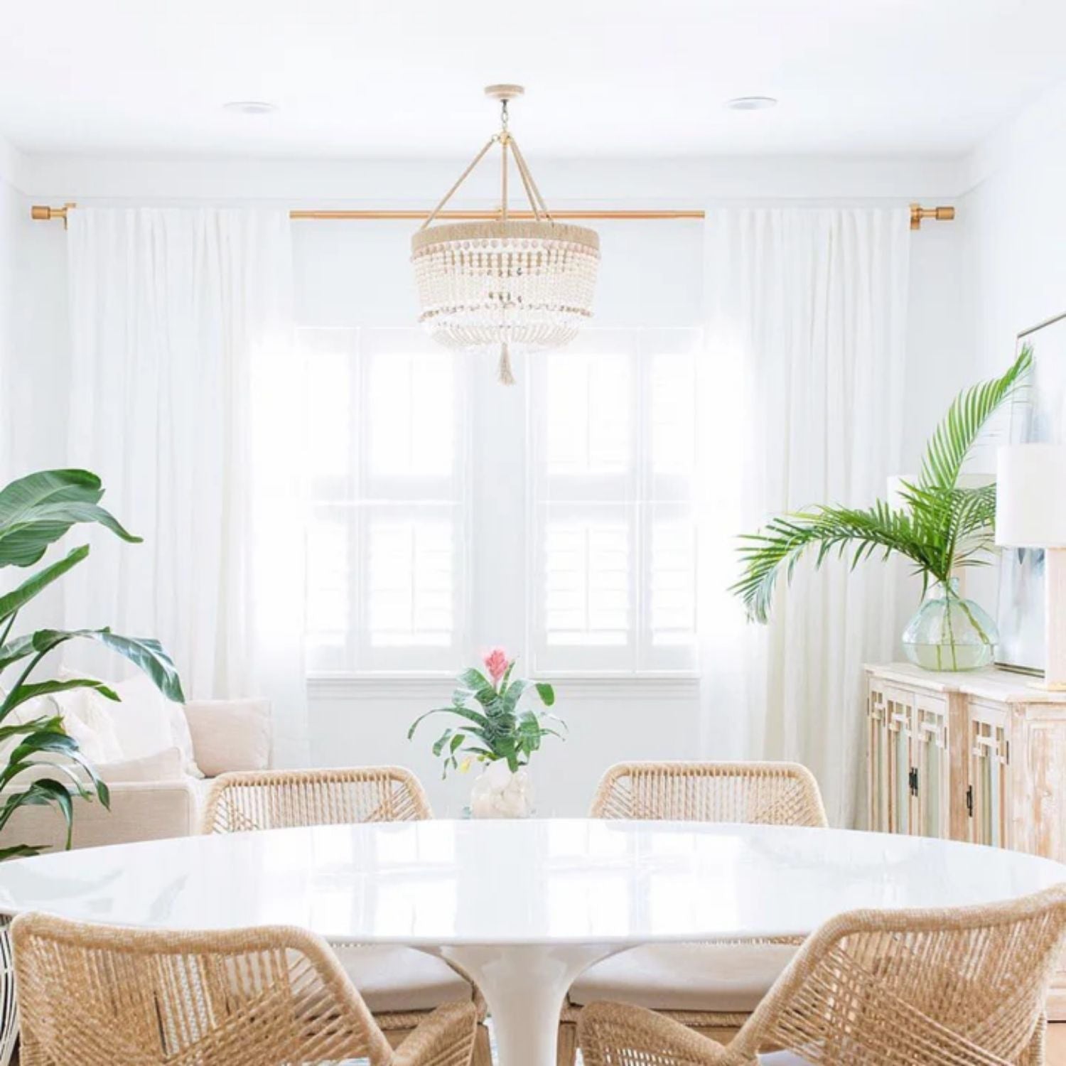 Malibu Stoney Beaded Chandelier