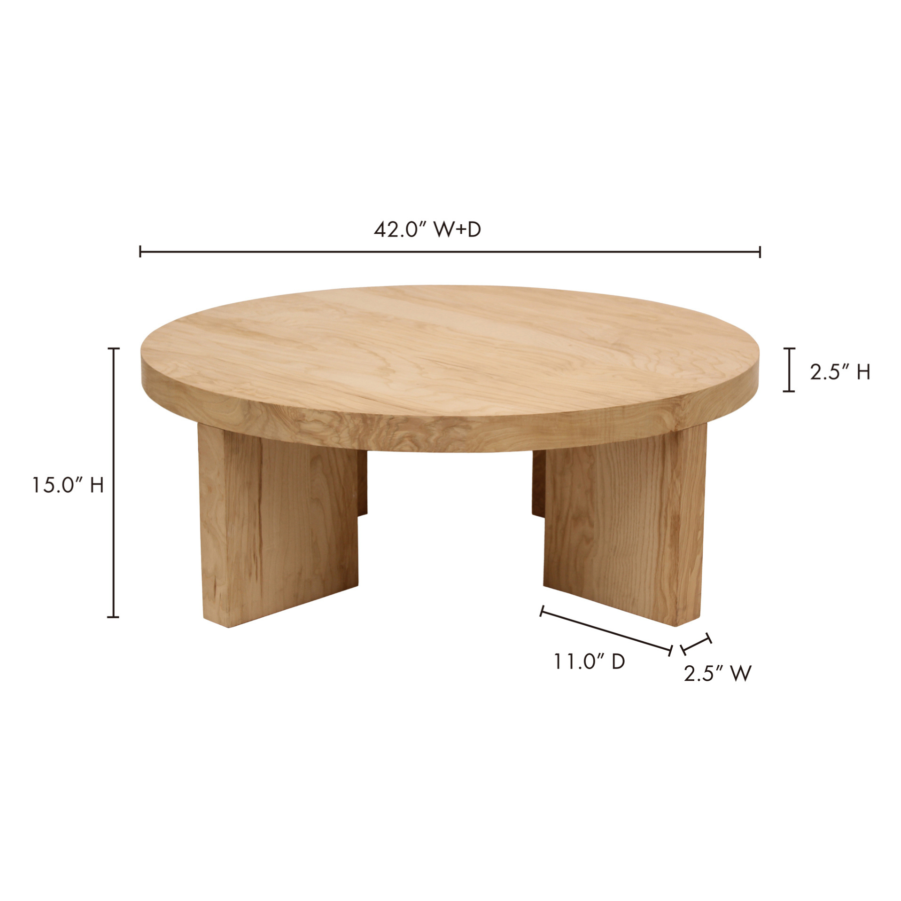 Vail Coffee Table Blonde