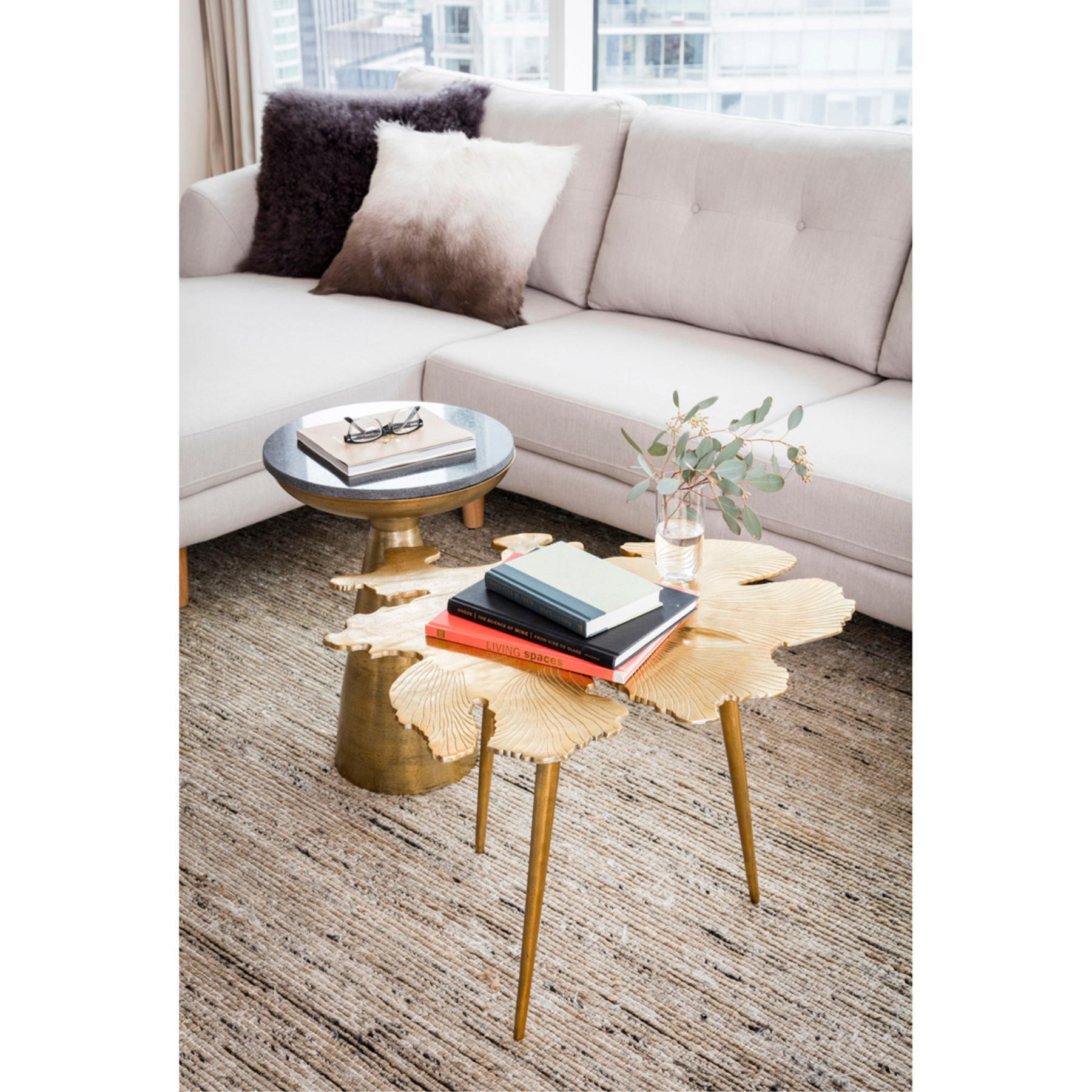 Nebula Side Table Gold