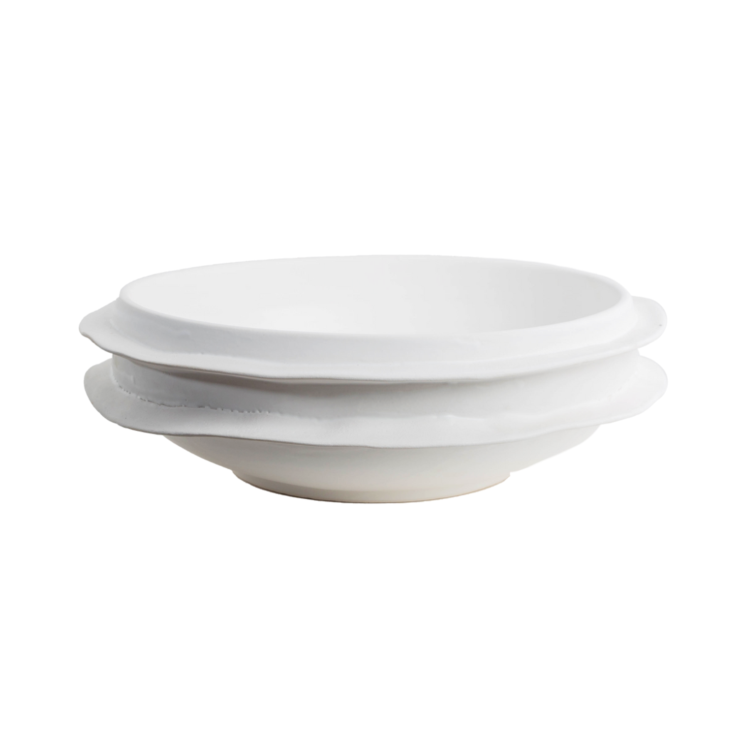Galaxy Spiral Bowl, Matte White