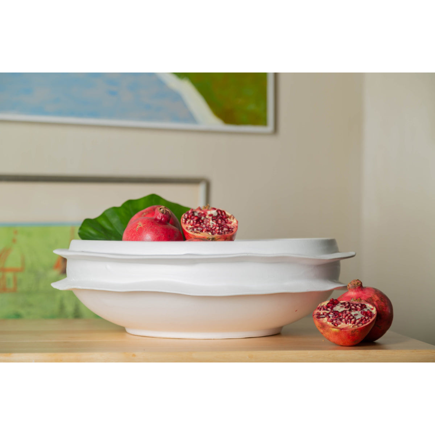 Galaxy Spiral Bowl, Matte White