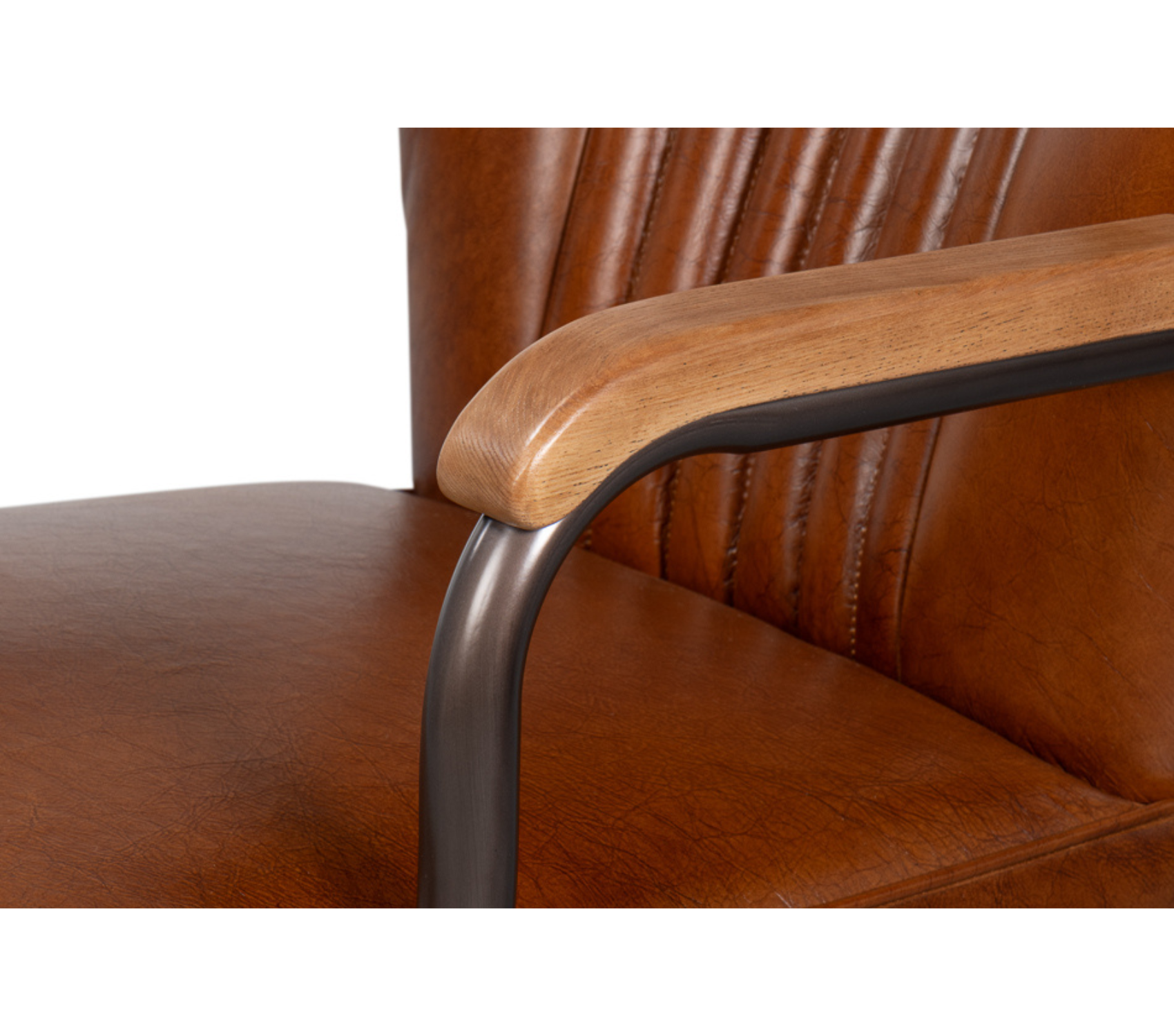 Parker Office Chair - Vintage Havana Leather