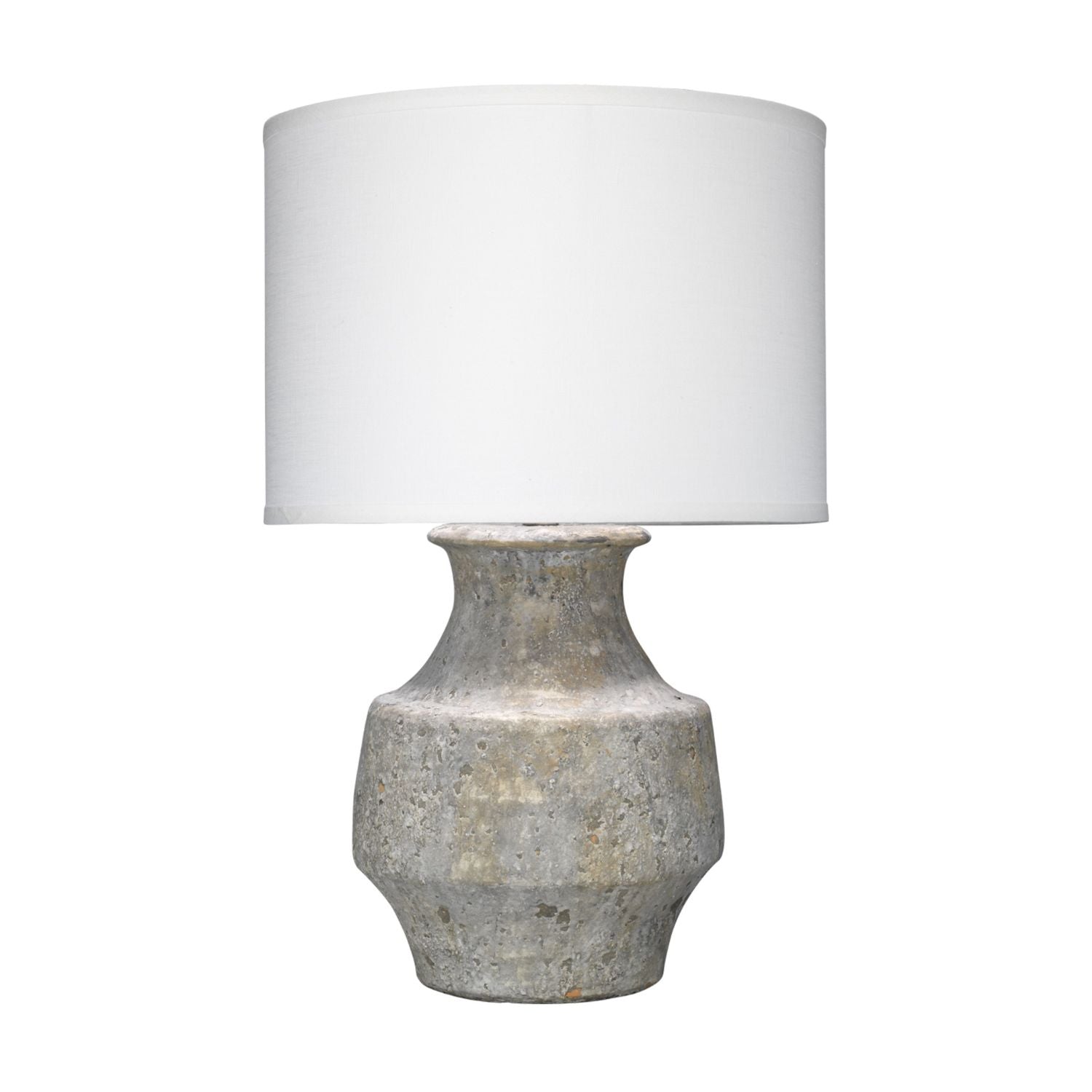Masonry Ceramic Table Lamp, Grey