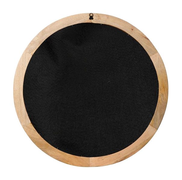 Relief Carved Round Mirror