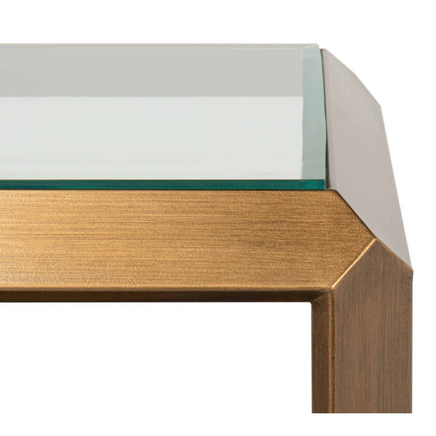 Gilbert Shagreen Side Table, Tawny Brown